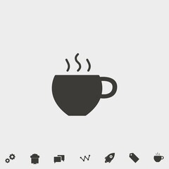 Tea_cup vector icon illustration sign