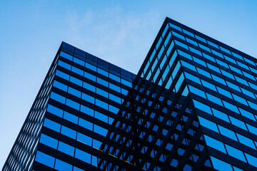 modern office buildings