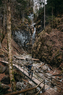 Lainbach waterfall