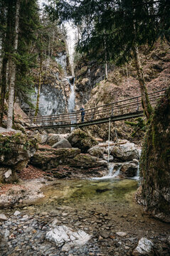 Lainbach waterfall