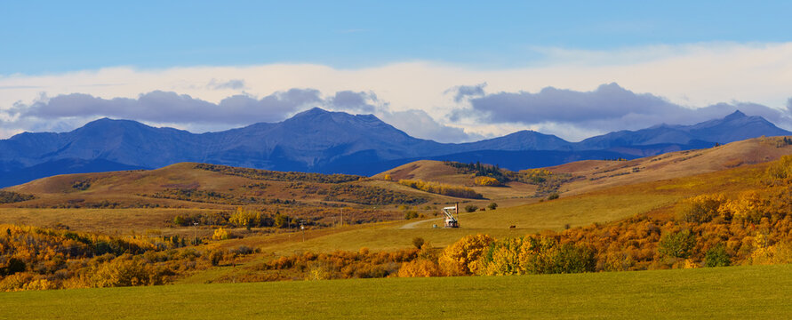 Oil Petroleum Pumpjack Alberta 