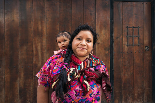 Guatemalan mother with her baby