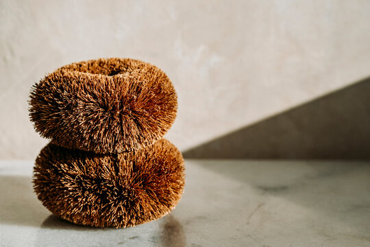 Coconut Cleaning Scourers and soap
