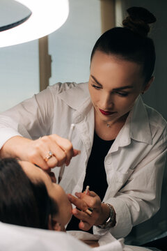Beauty specialist at work