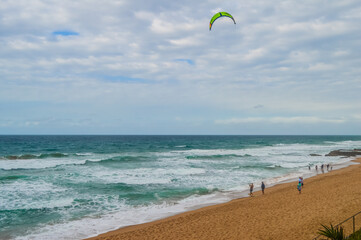 Kitesurfing and skate boarding in Ballito