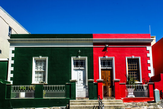 Colorful Streets Of Bo-Kaap A Cape Malay Colony In Cape Town Sou