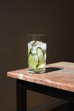 Cucumber gin and tonic 