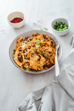 Homemade garlic  noodles 