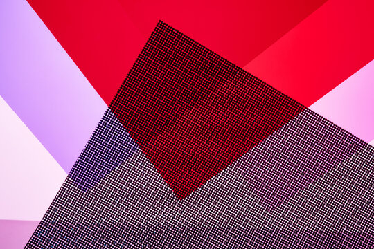 Abstract Image of Shapes, Colors and Textures 