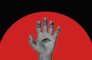 Hand With Eye On Palm