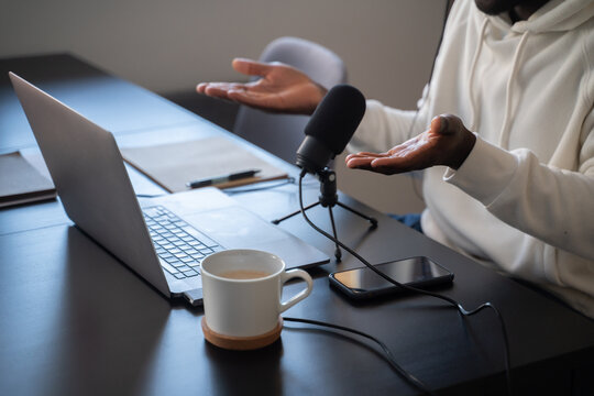 Concept Of Recording A Podcast