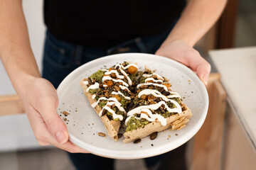 fresh and appetizing vegan dish