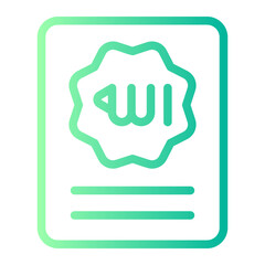 poster gradient icon