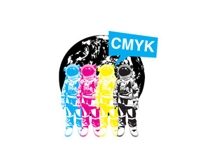 CMYK Astronaut