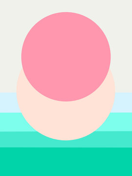 Pastel Minimal Geometric Design
