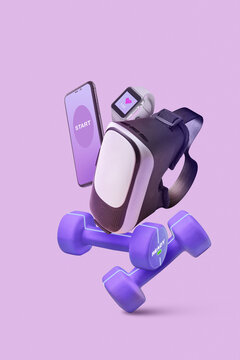 Modern gadgets for smart fitness workout