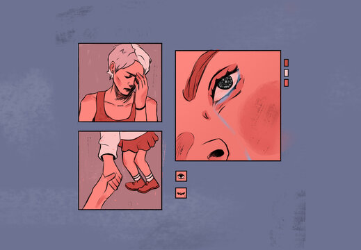 Crying eye