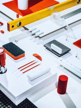 Office Supplies / Objects /Stationary/abstract set up