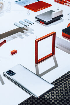 Office Supplies / Objects /Stationary/abstract set up