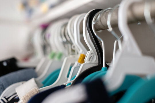 Clothes hanging on hanger