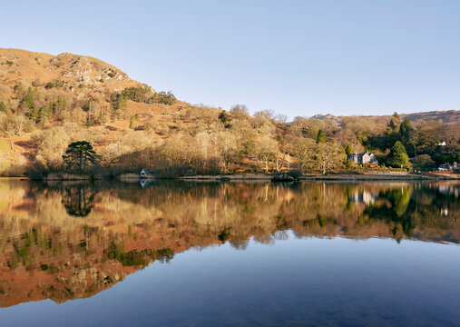 Early morning reflections on Rydal Water