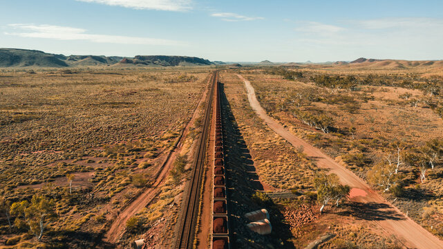 iron ore cargo train 