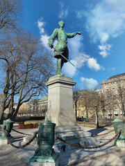 Karl XII statue in Stockholm
