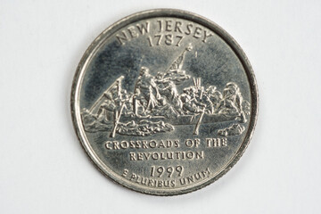 New Jersey US Quarter Dollar Coin