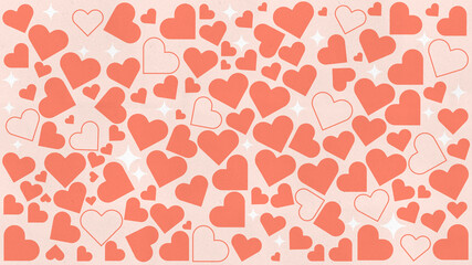  hearts pattern background. Love, valentine day concept