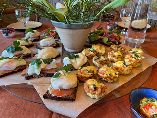 Brunch table