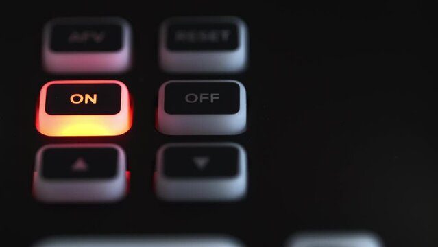 Pressing the On and Off Buttons on a Video Switcher to Enable and Disable Audio