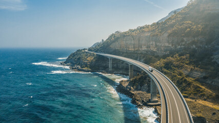 motorhome on scenic drive