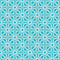 classical islamic ornamental pattern seammless