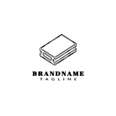 gutter logo cartoon icon design template black isolated vector illustration
