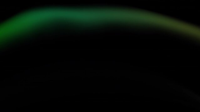 Aurora Borealis Arch Animation Loop Green Northern Lights