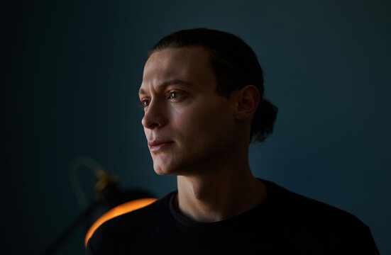 Classic low-key portrait