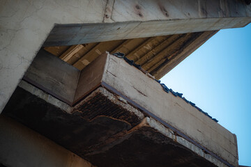 Abandoned Architecture Building Of Stadium 