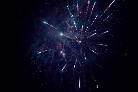 fireworks splashing