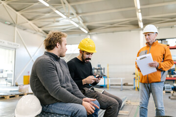 Employers And Their Supervisor On A Break