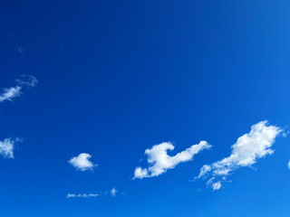 Landscape material of blue sky and clouds_20