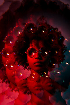 Woman from a prism