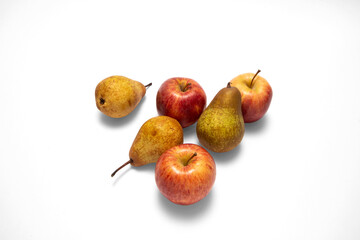 pear, apple, symbolizing human overweight