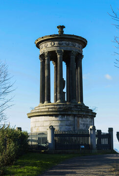 Dugald Stewart Monument on Calton Hill, Edinburgh.