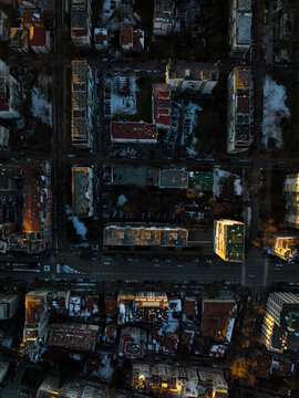 Sofia's neighbourhood from above