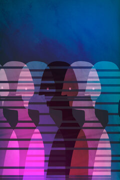 Glitched an illustration