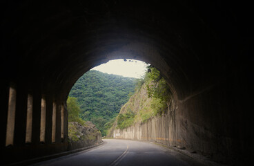 Beautiful view of tunnel entrance.