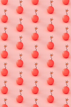 a pattern of Pink bombs. special and explosive offer.