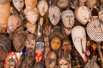 Souvenir bazaar in Morocco