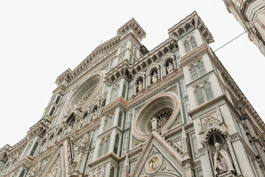 The Florence cathedral facade