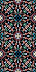 Fractodome Colorful Seamless Fractal Patterns